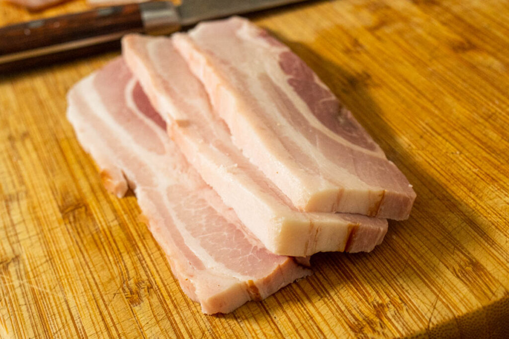 Sliced Bacon Slab