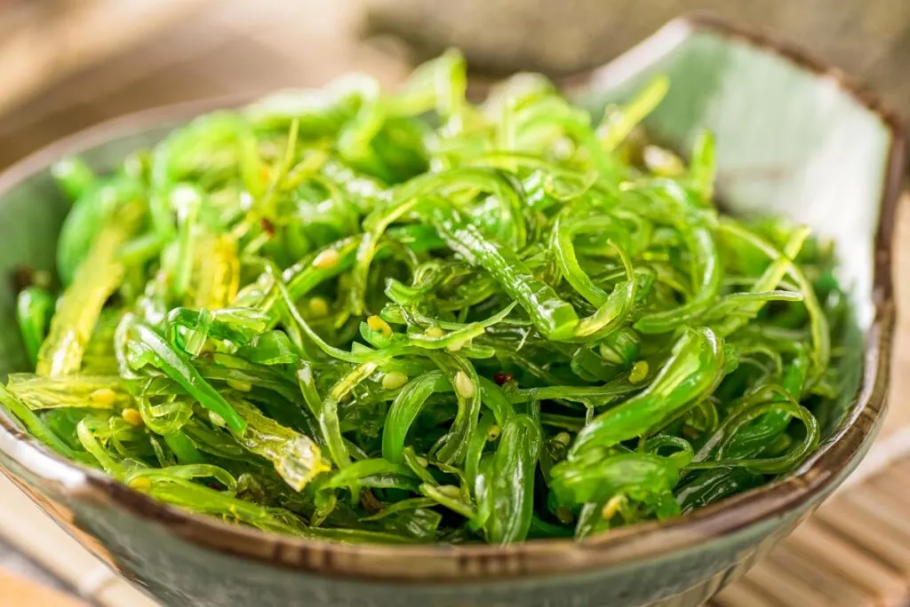 Seaweed Salad Stock Photo