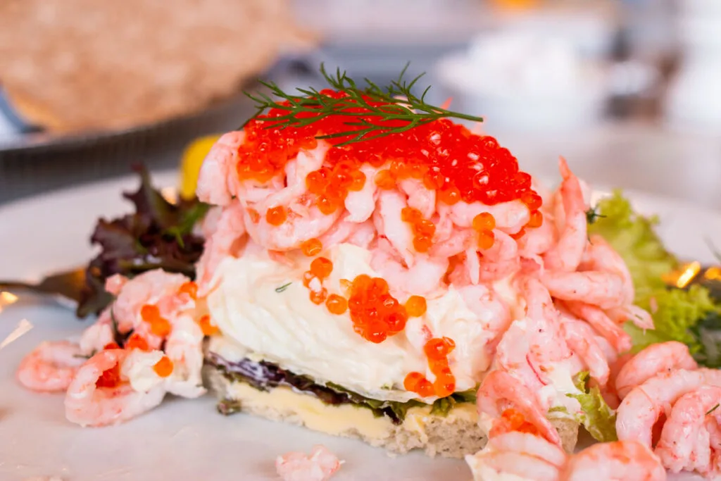 Shrimp Salad in Stockholm