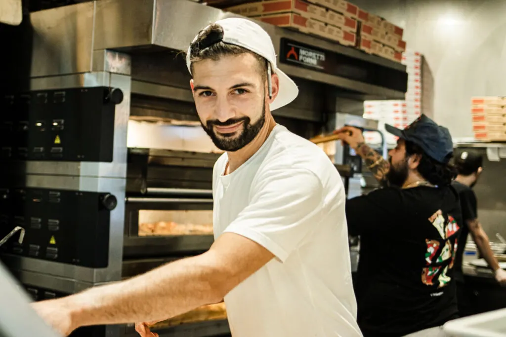 Massimo Laveglia at L Industrie Pizzeria in Brooklyn New York.jpg