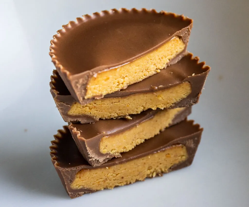 Reese's Peanut Butter Cup Cross Section