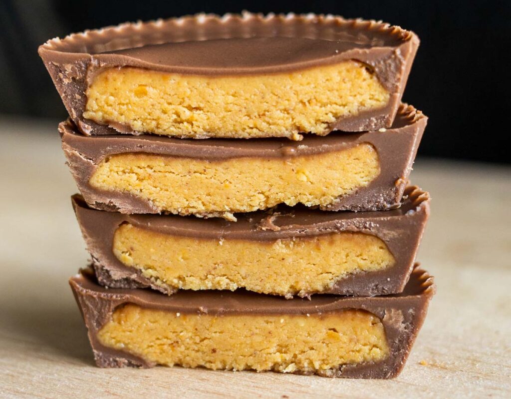 Reese's Peanut Butter Cup Cross Section