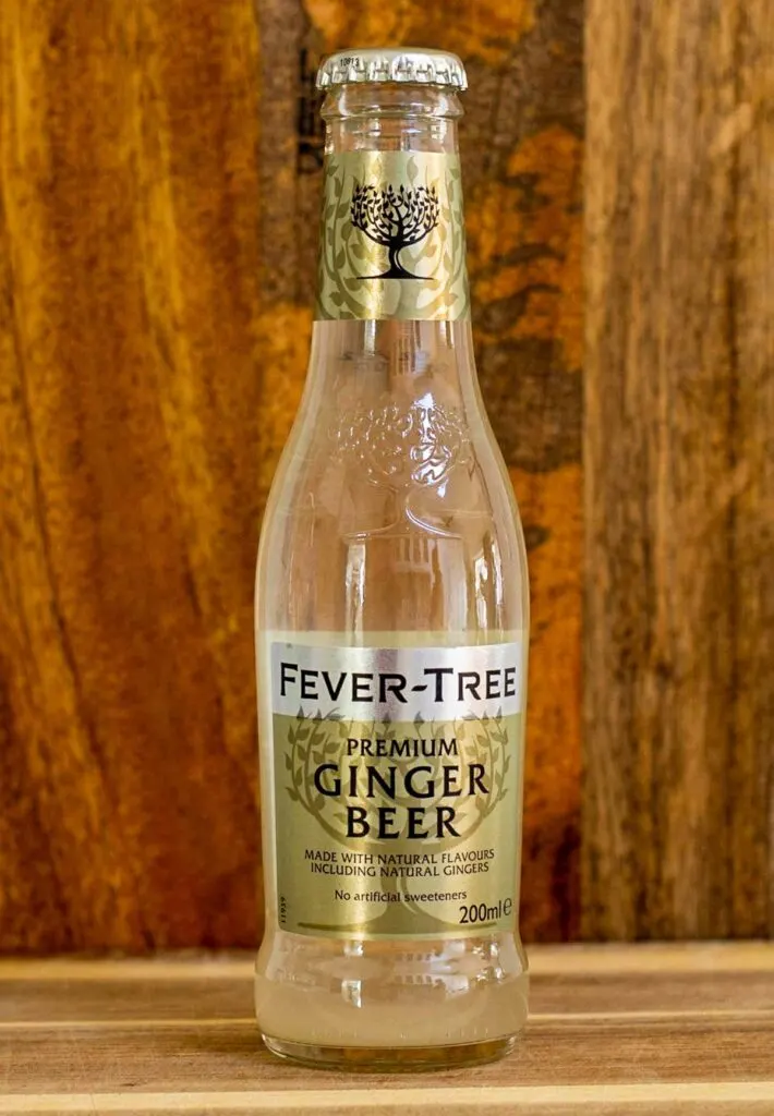 Bottle of Fever Tree Ginger Beer