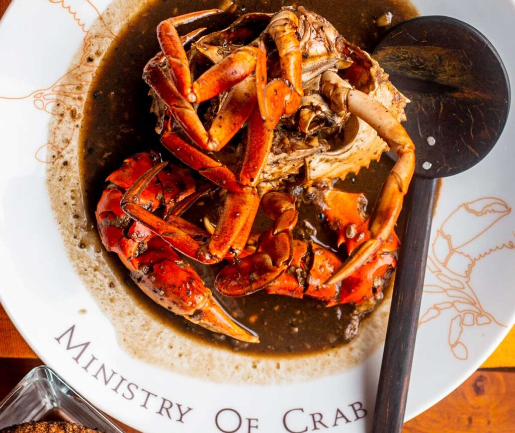 Chili Crab at Ministry of Crab in Colombo
