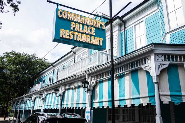 Exterior and Sign at Commander's Palace