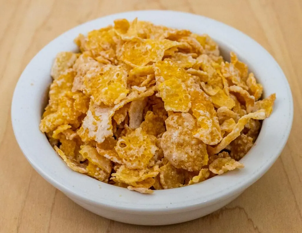 Frosted Flakes in Bowl