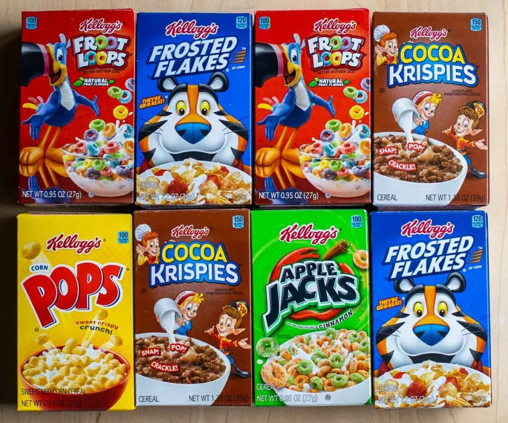 Gallery of Kellogg's Cereal Boxes