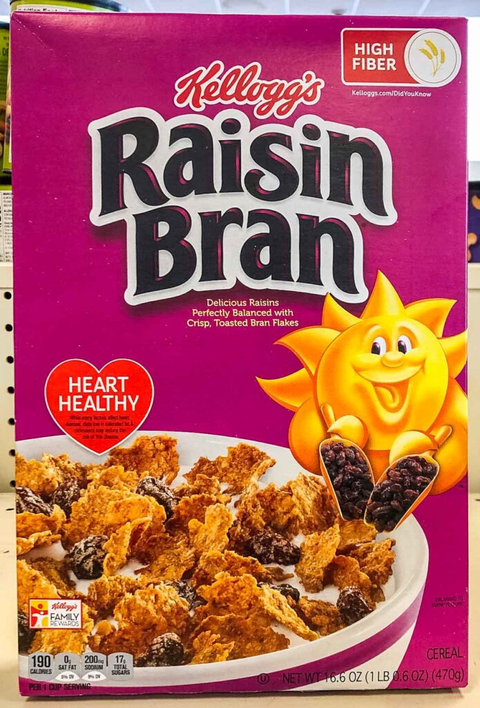Raisin Bran Box