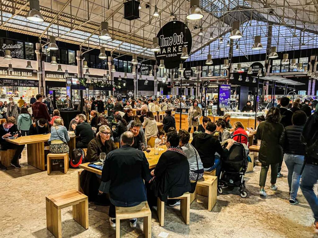 Time Out Market Lisbon Dining Hall April 2022