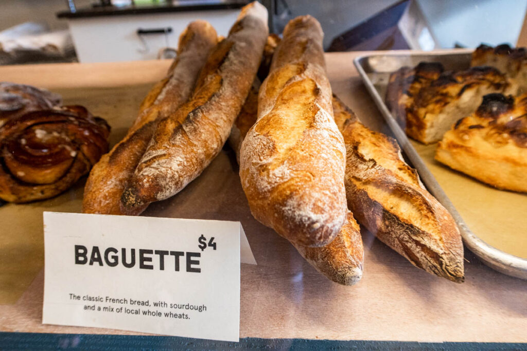 Baguettes at Kingston Bread and Bar in Kingston