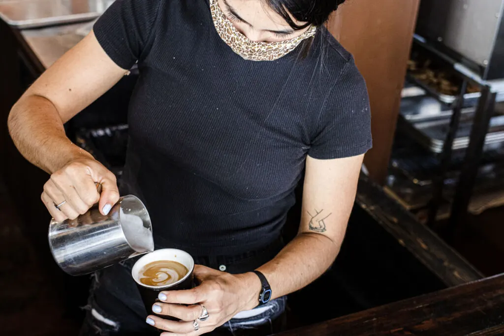 Barista at Mojo Coffee House in New Orleans