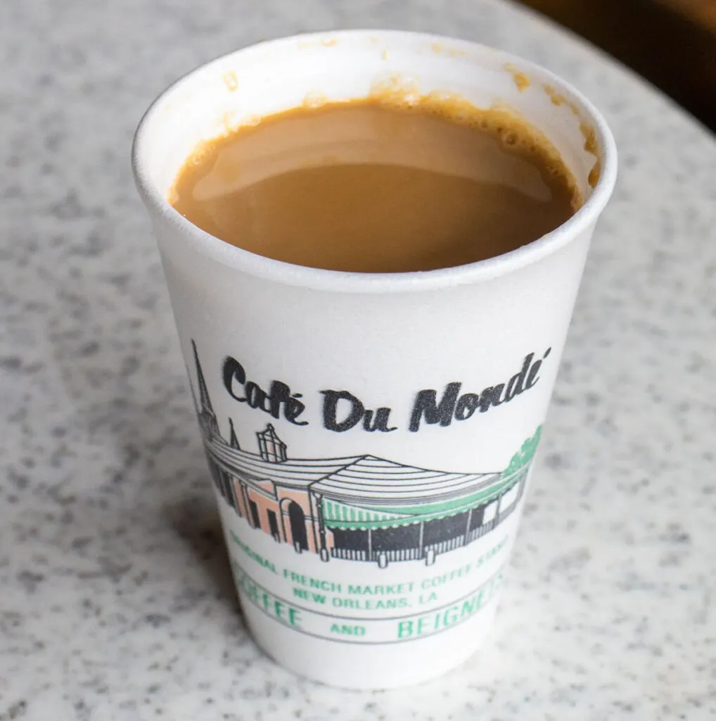 Chicory Coffee at Cafe Du Monde