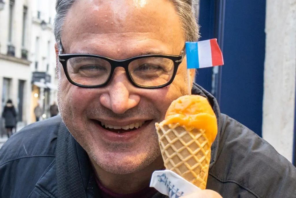 Daryl Eats Ice Cream in Paris