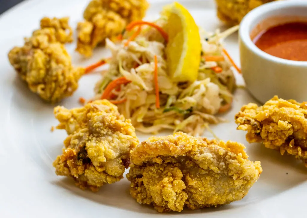 Fried Oysters at Herbsaint in New Orleans