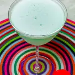 Pinterest image: grasshopper cocktail with caption reading "Grasshopper"
