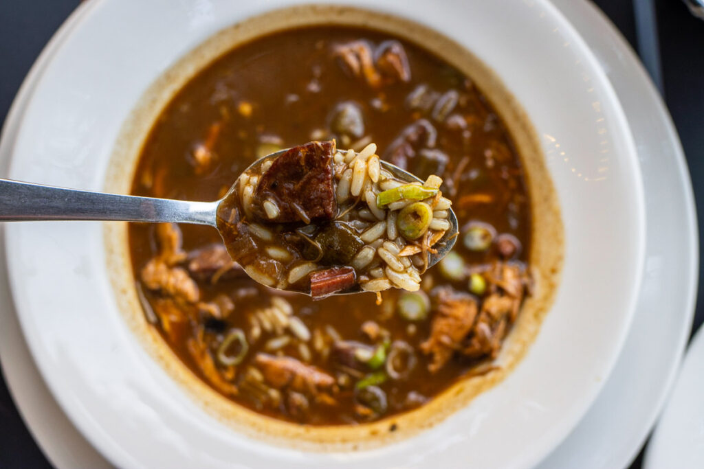 Gumbo at Herbsaint in New Orleans