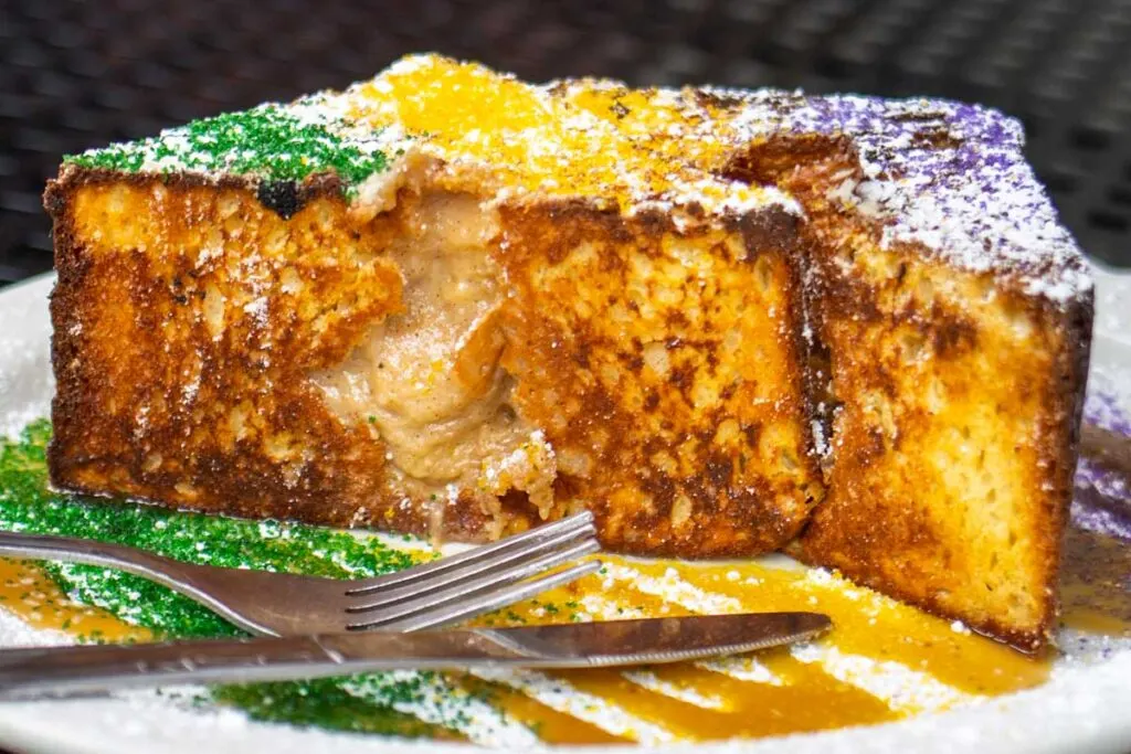 King Cake French Toast in New Orleans