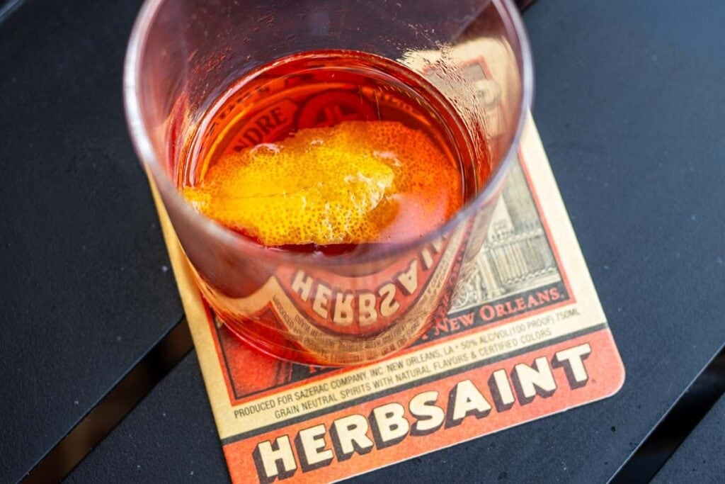 Sazerac at Herbsaint in New Orleans