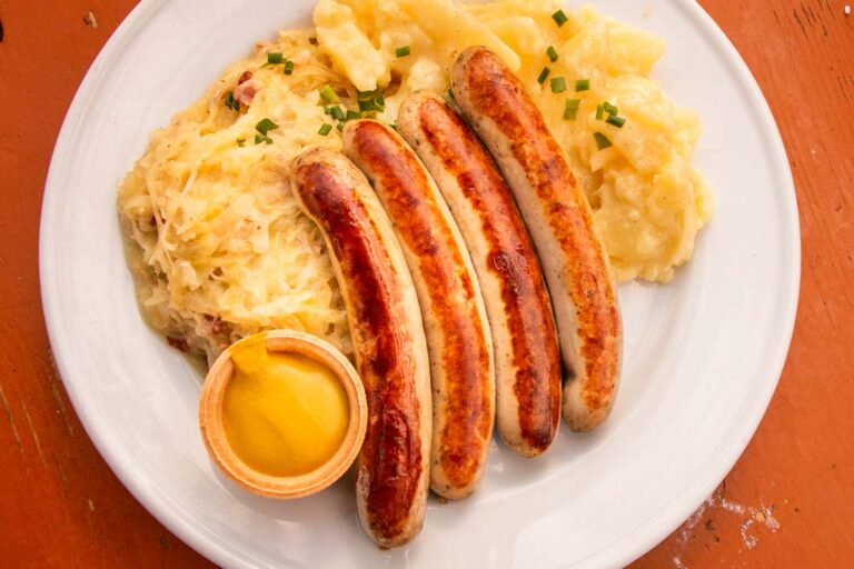 Bratwurst at Oktoberfest in Munich