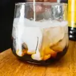 Cream in a White Russian Glass