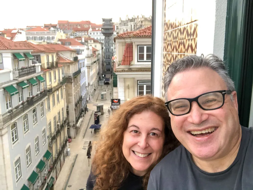 Lisbon Balcony Selfie