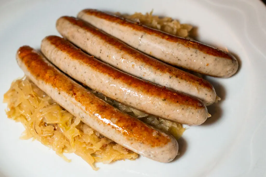 Sausage and Sauerkraut in Germany