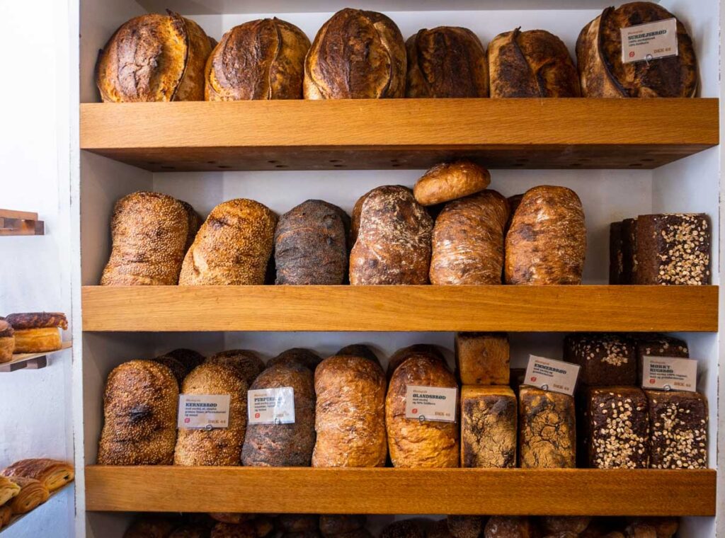 Bread Counter at Meyers Bageri in Copenhagen
