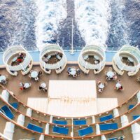 Deck on the Costa Smeralda Cruise Ship