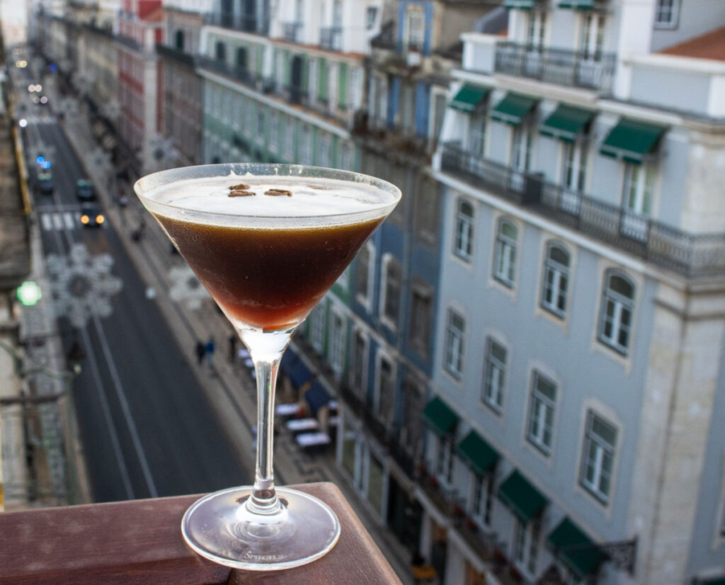 Espresso Martini with City View