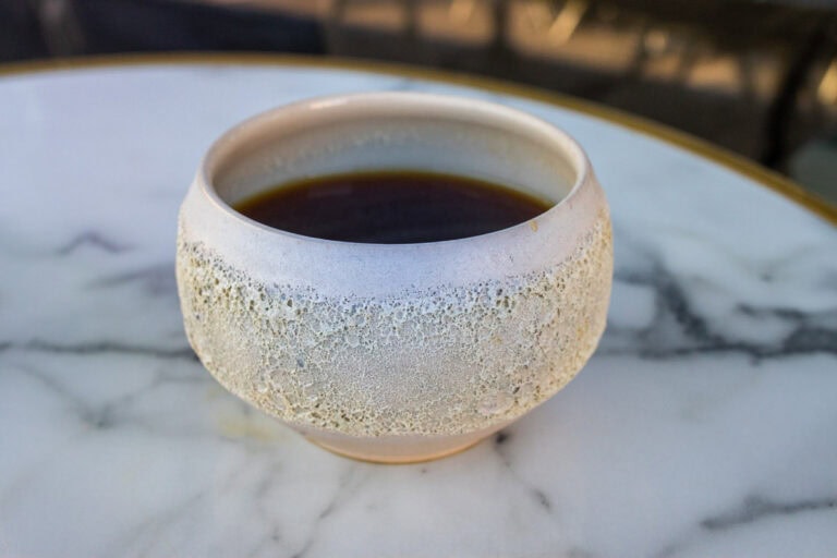 Filtered Coffee on Table at Prolog Coffee Bar in Copenhagen