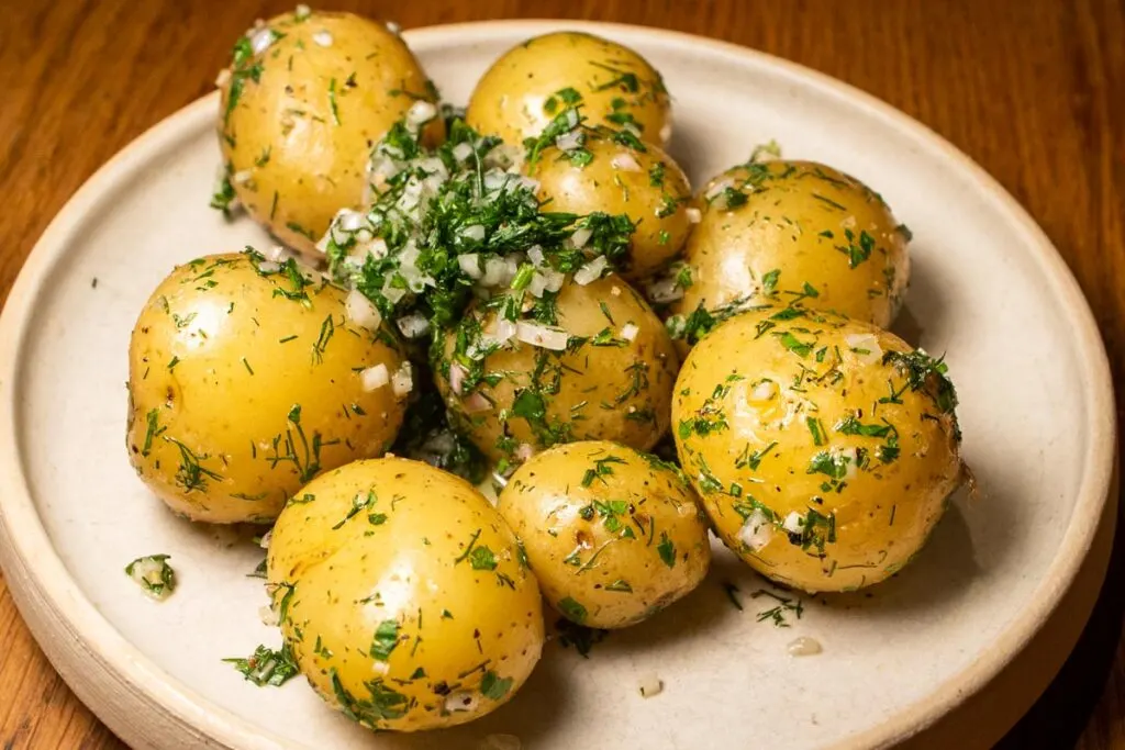 Potatoes at Restaurant Barr in Copenhagen