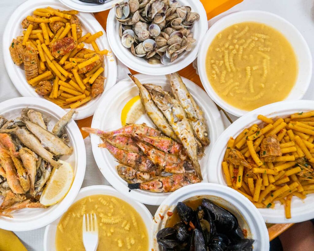 Seafood Feast in Emilia Romagna