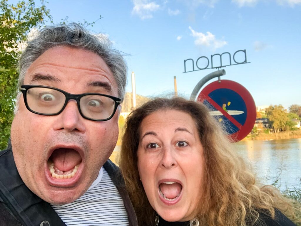 Selfie at Noma in Copenhagen