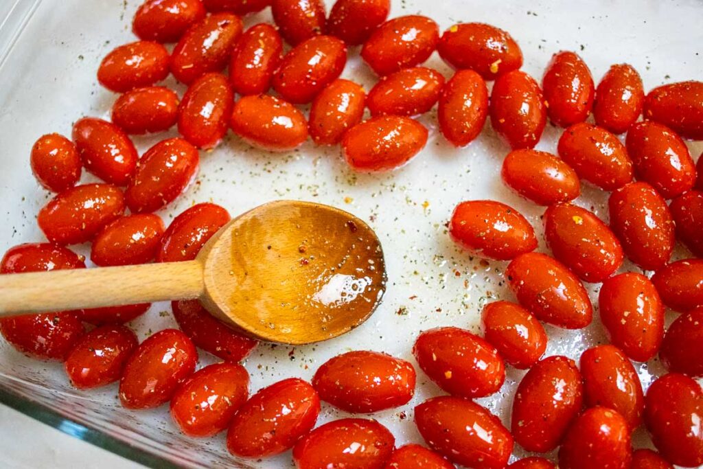 Spon and Tomatoes in TikTok Pasta Recipe