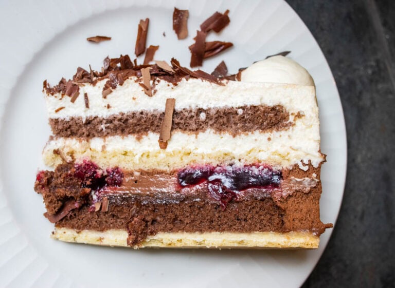 Black Forest Cake at Cafe Konig in Baden-Baden