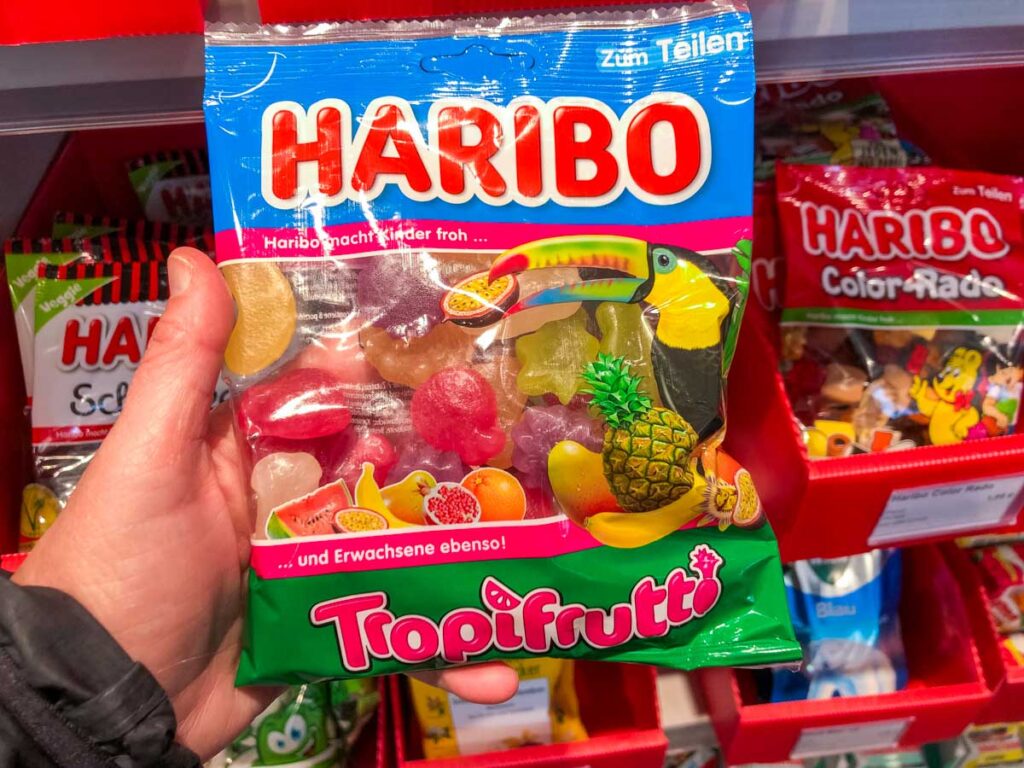Haribo Gummy Candy at Baden-Baden Train Station