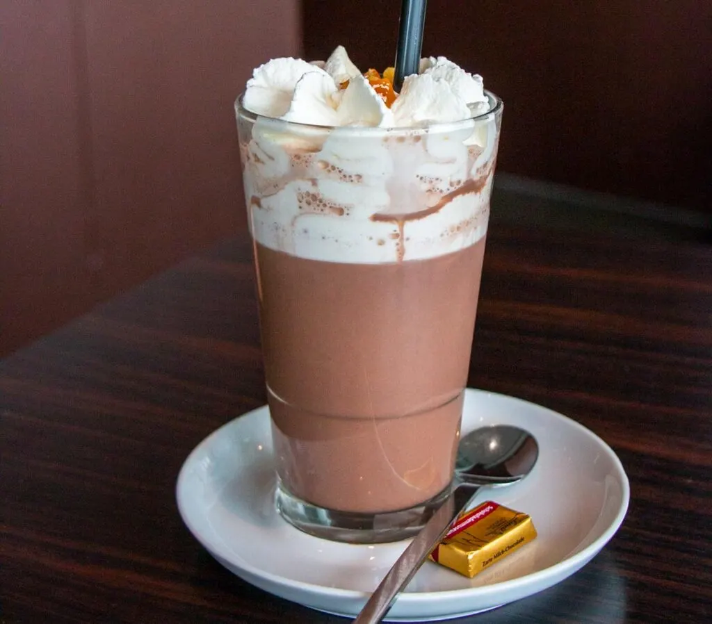Hot Chocolate at Chocolate Museum in Cologne