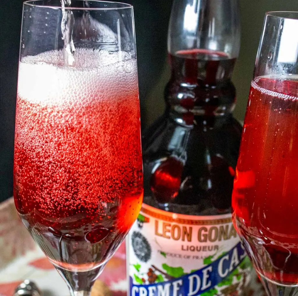 Kir Royale with Bubbles