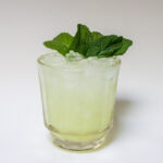 Absinthe Frappe with White Background