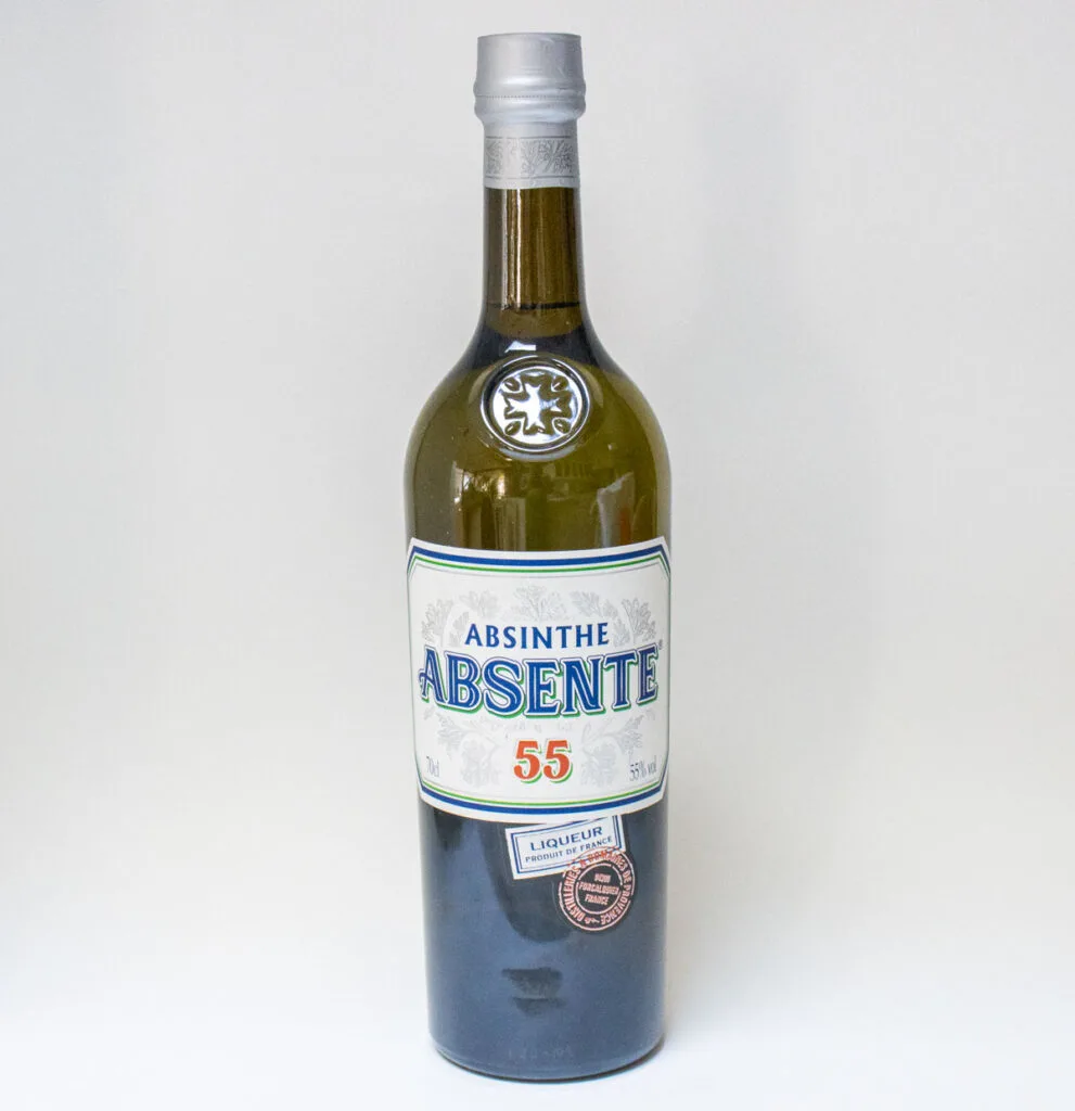Bottle of French Absente 55 Absinthe