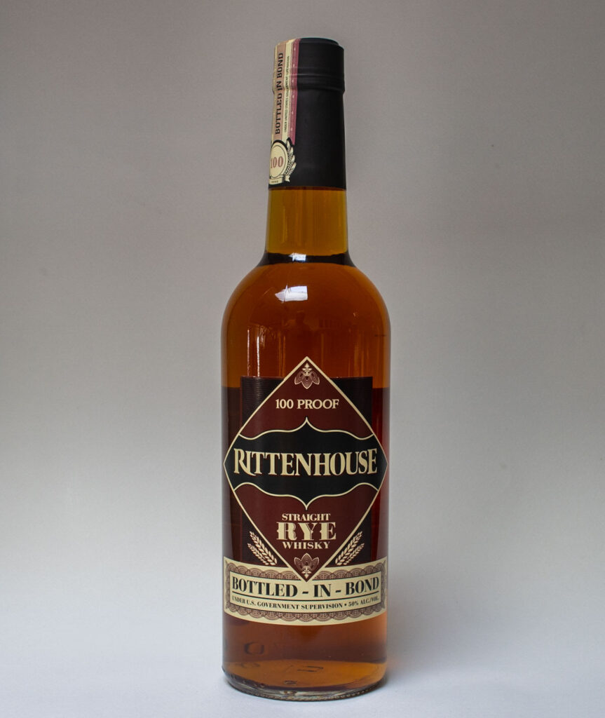 Bottle of Rittenhouse Rye