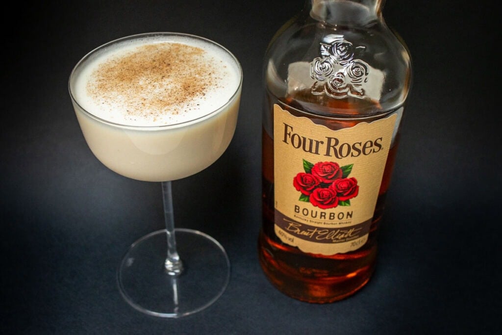 Bourbon Milk Punch and Four Roses Bourbon