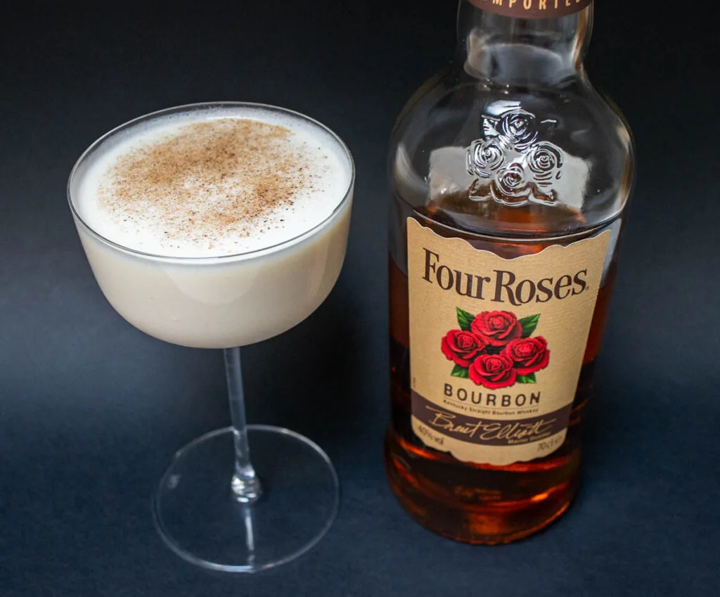 Bourbon Milk Punch and Four Roses Bourbon