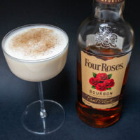 Bourbon Milk Punch and Four Roses Bourbon