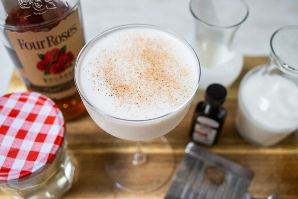 Crafted Bourbon Milk Punch