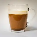 Irish Coffee in Glass