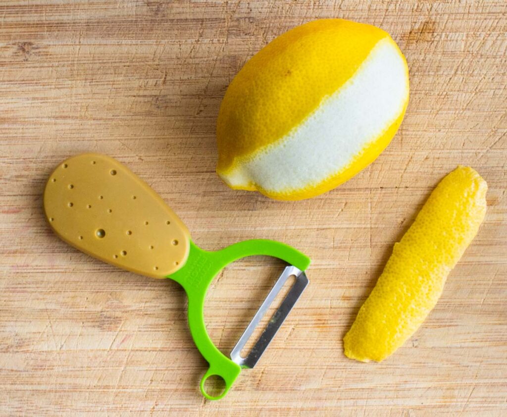 Peeling a Lemon