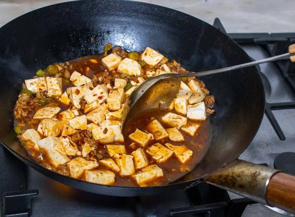 Stirring Mapo Tofu