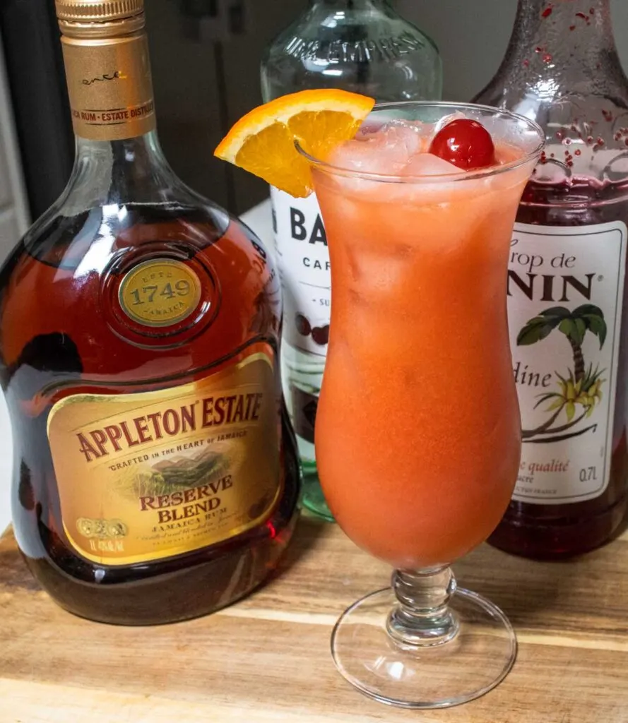 Crafted Hurricane Cocktail