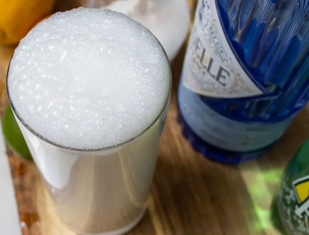 Crafted Ramos Gin Fizz Cocktail